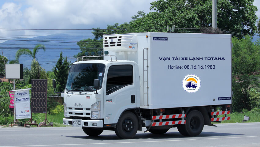 Công ty TOTAHA nhận cho thuê xe tải đông lạnh theo tháng